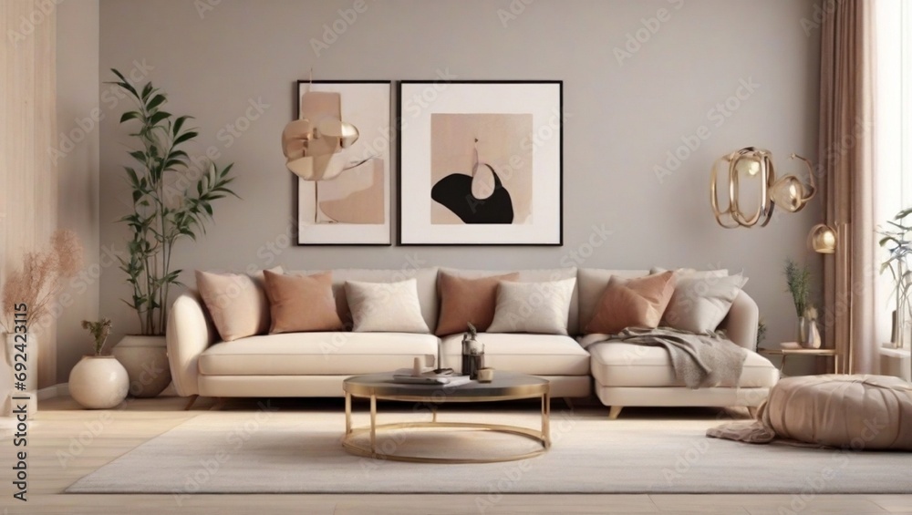 modern living room with sofa modern living room with sofa