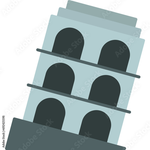 Leaning Tower Of Pisa Icon