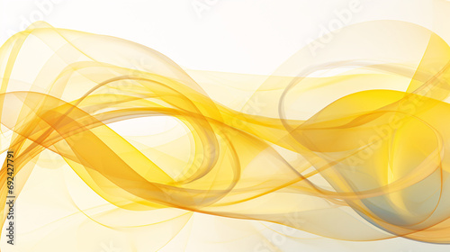 Dynamic Yellow Abstract Background for Creative Design and Digital Art