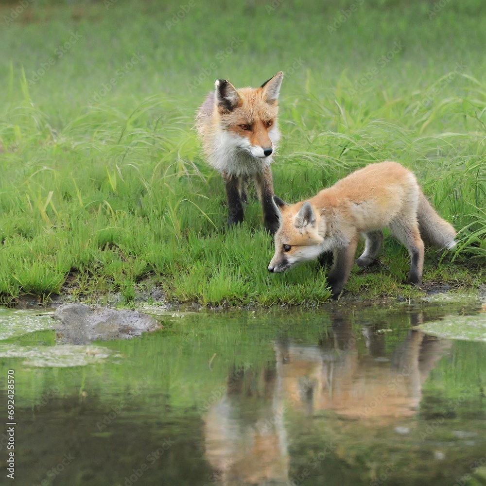 Fototapeta premium キツネ