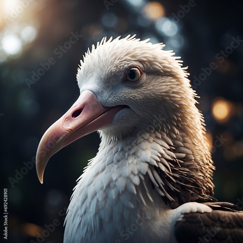 portrait of a vulture Generative Ai photo