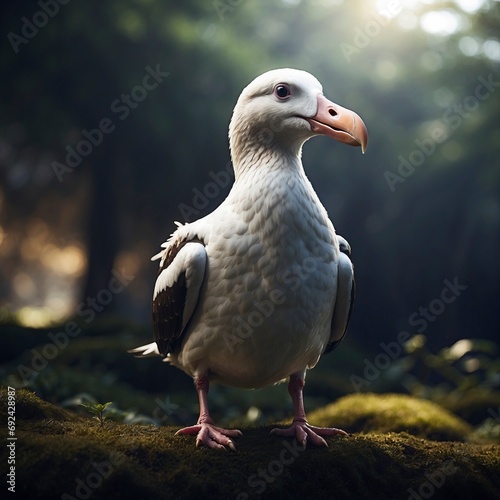 close up of a seagull Generative Ai photo