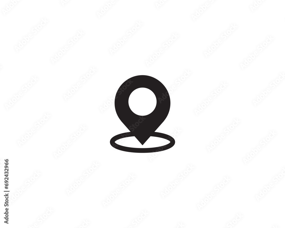 Location pin direction icon vector symbol design illustration Location pin direction icon vector symbol design illustration