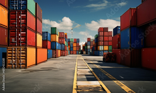 Containers at the Docks