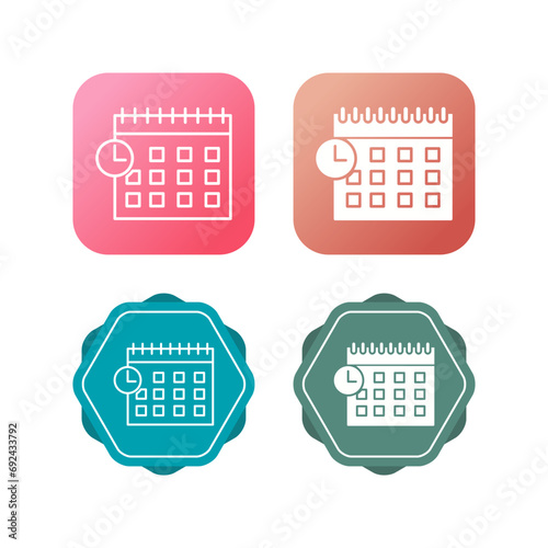 Scheduled Vector Icon