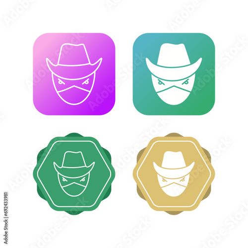 Bandit Vector Icon