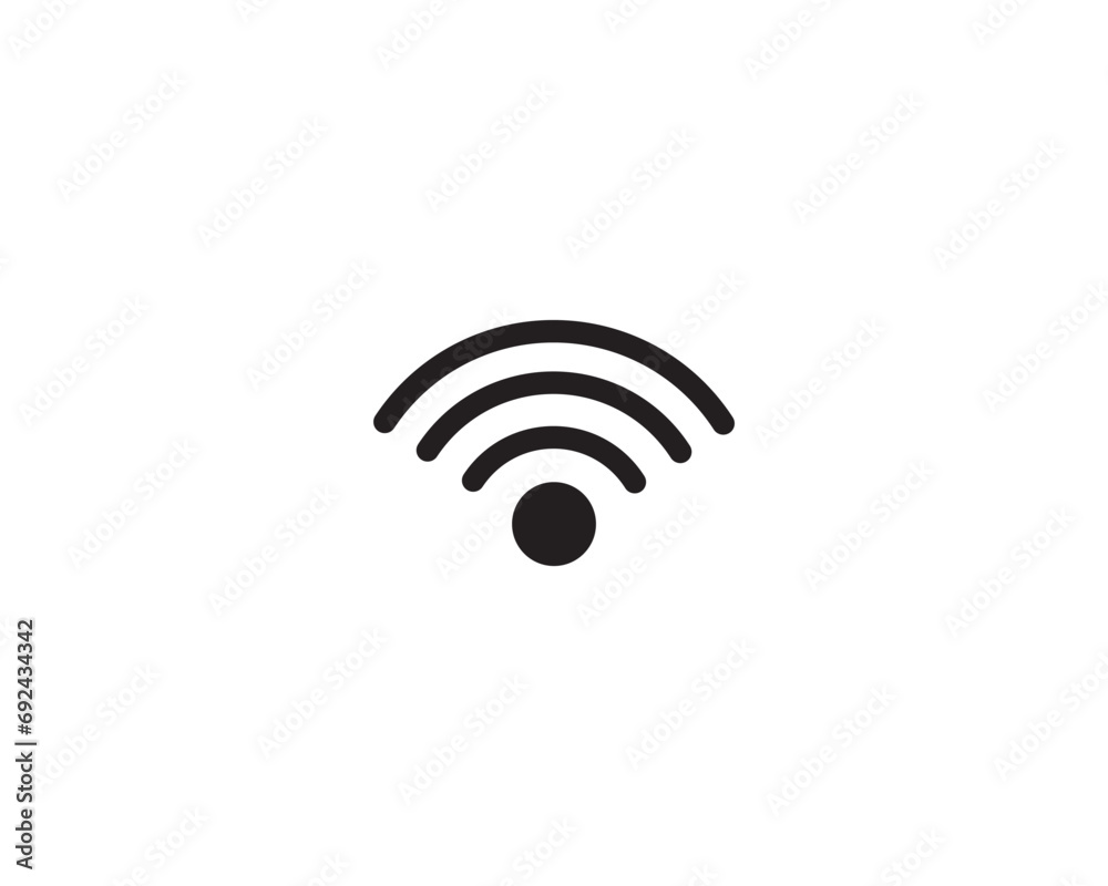 Wifi signal icon vector symbol design illustration Wifi signal icon vector symbol design illustration