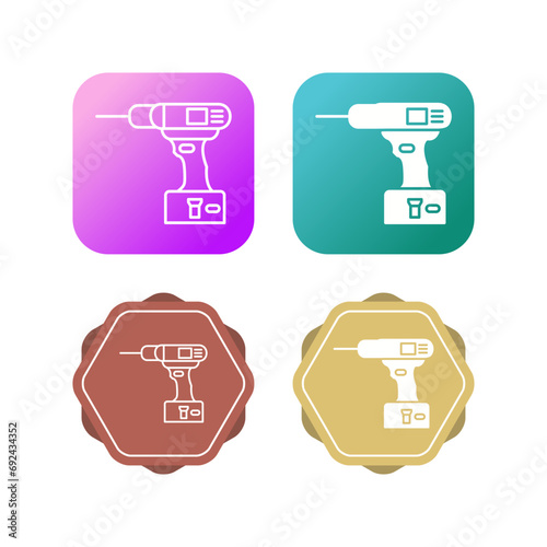 Drilling Machine Vector Icon