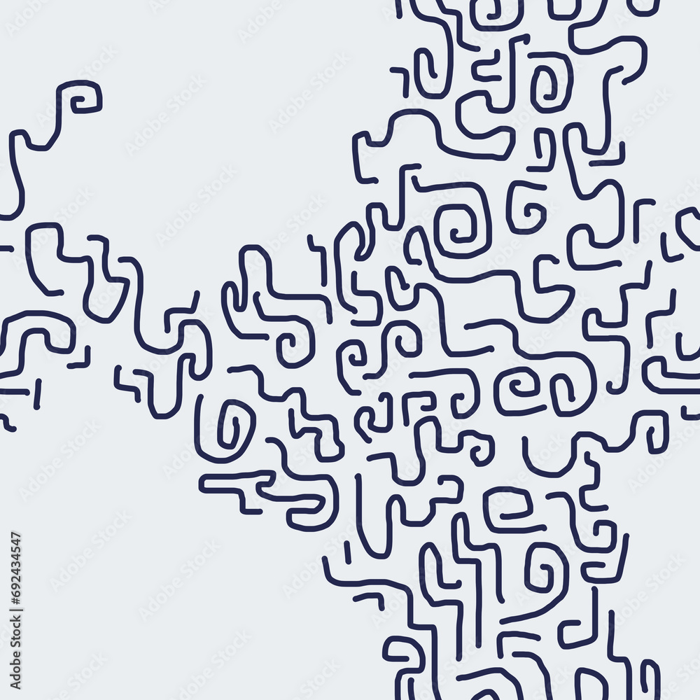Fototapeta premium seamless hand-drawn word cloud illustration