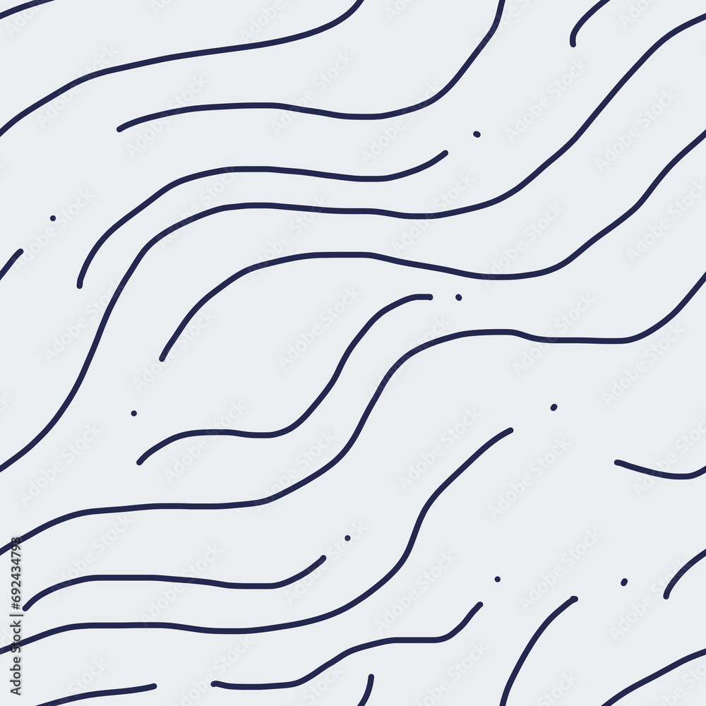 seamless hand-drawn abstract background with lines