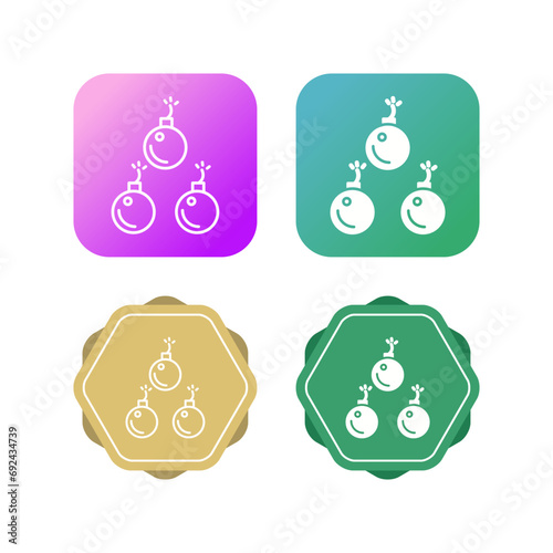 Cannon Balls Vector Icon