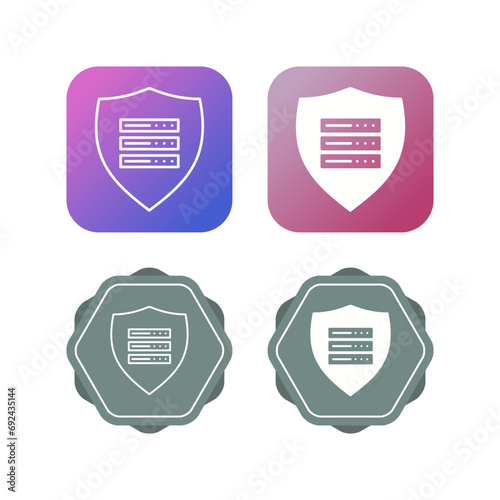 Secure Server Vector Icon