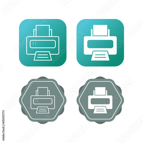 Printer Vector Icon