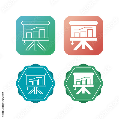 Graph Vector Icon