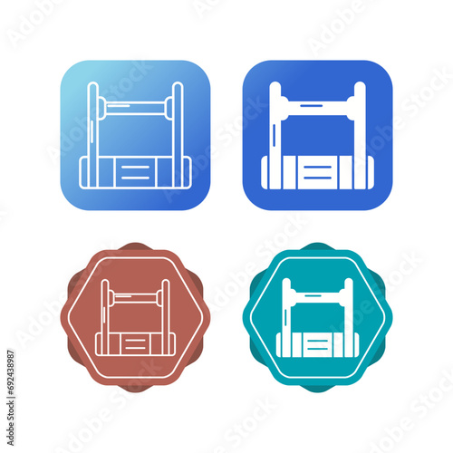 High Jump Vector Icon