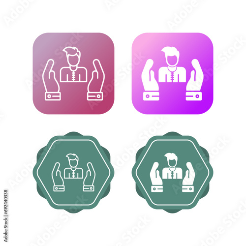 Social Care Vector Icon