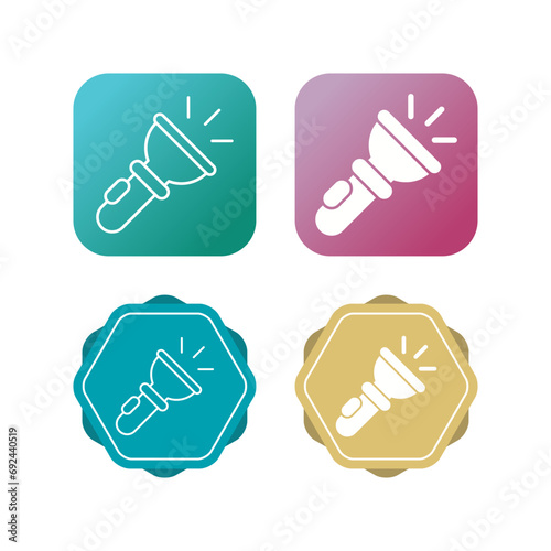 Flashlight Vector Icon