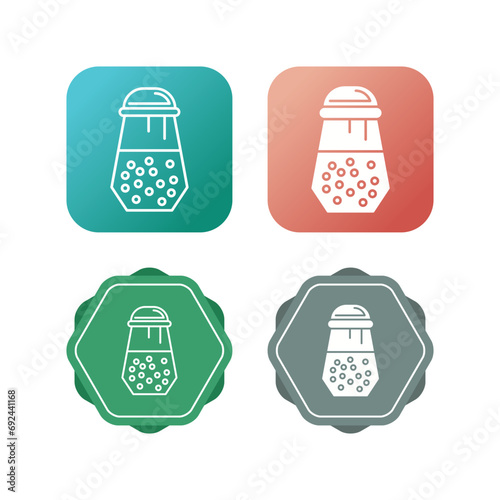 Salt Shaker Vector Icon