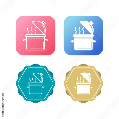 Cooking Pot Vector Icon