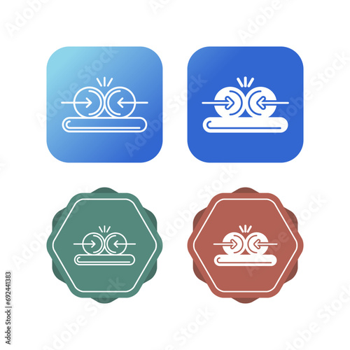 Collision Vector Icon