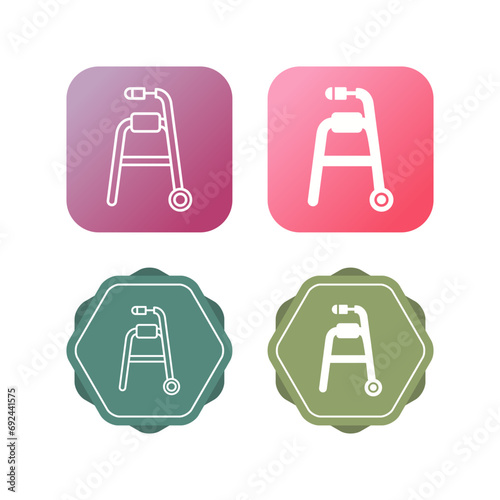 Walker Vector Icon