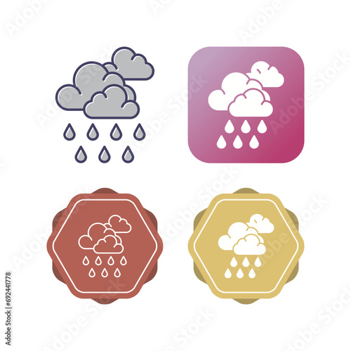 Monsoon Vector Icon