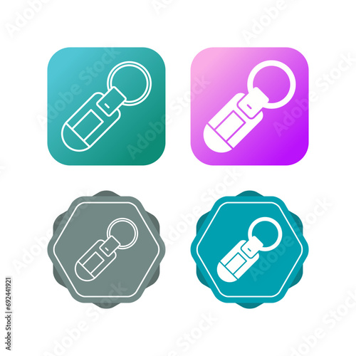 Keychain Vector Icon
