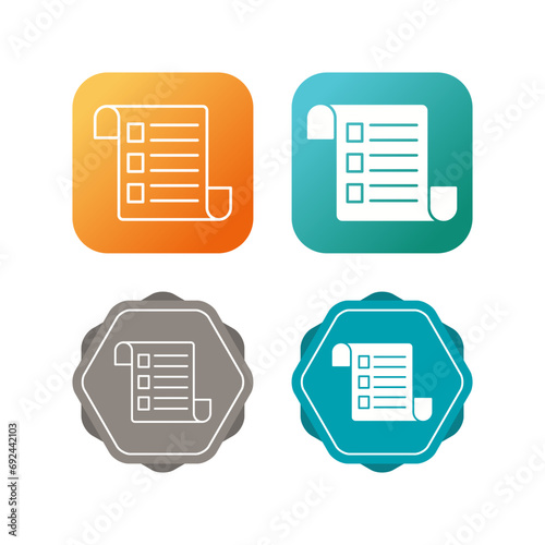 List Vector Icon