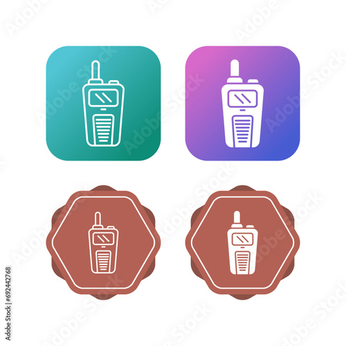 Walkie Talkie Vector Icon