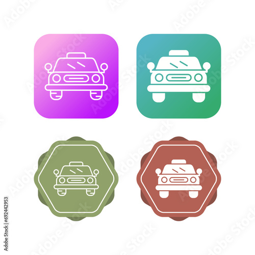 Taxi Vector Icon