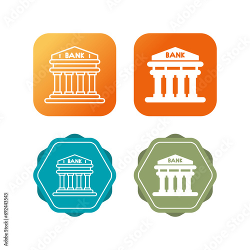 Bank Vector Icon