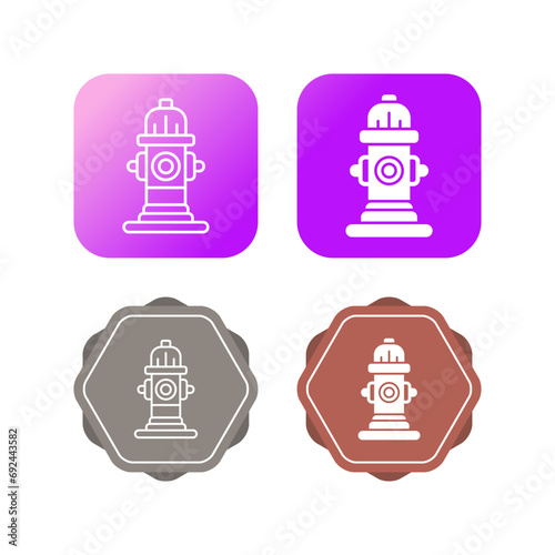 Fire Hydrant Vector Icon