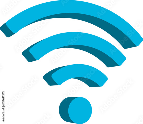 Free wi fi icon. Connection zone wifi vector symbol. Radio waves signal.