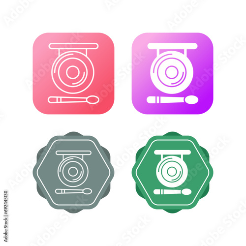 Gong Vector Icon