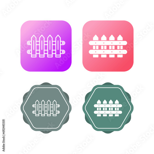 Fence Vector Icon