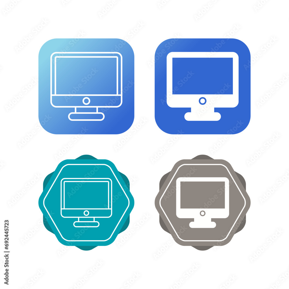 Monitor Vector Icon