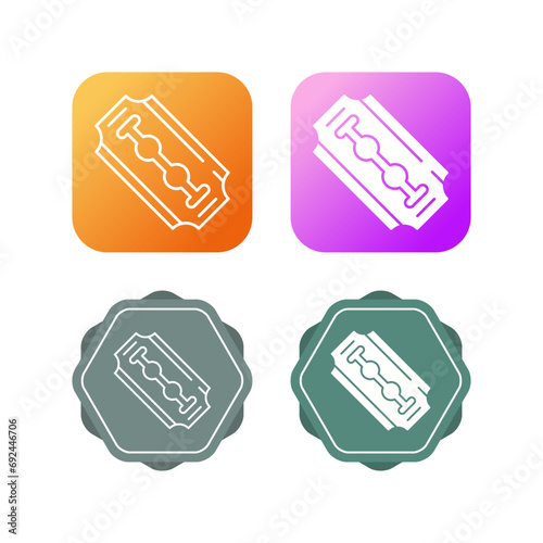 Razor Blade Vector Icon