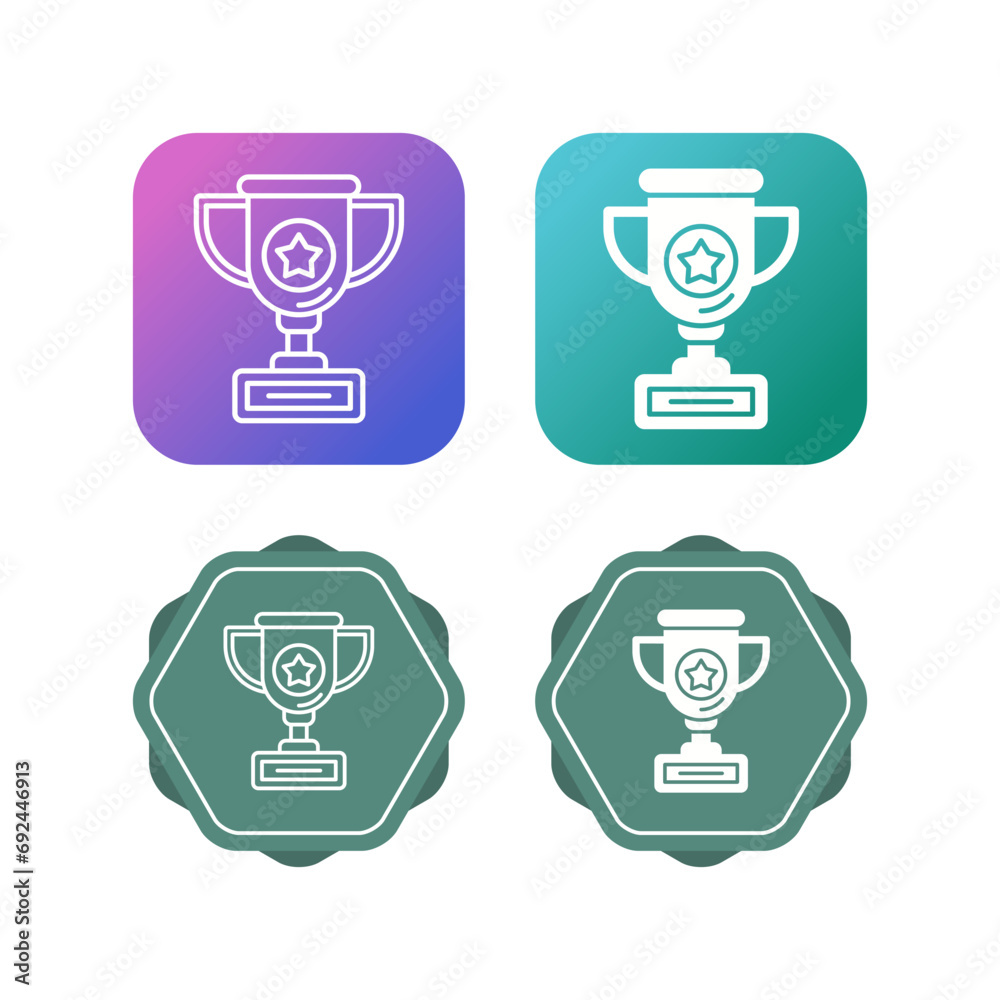 Trophy Vector Icon Trophy Vector Icon