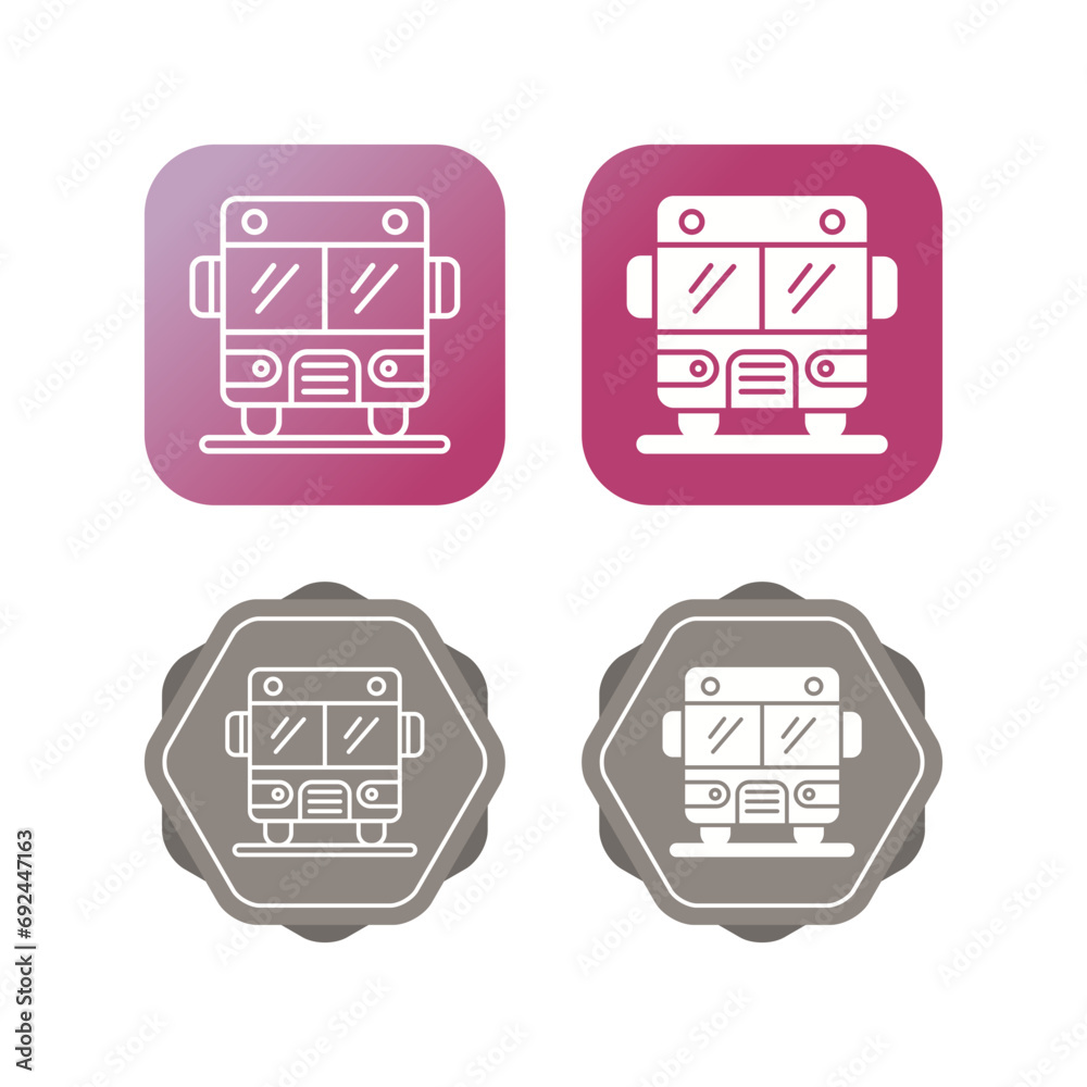 Bus Vector Icon Bus Vector Icon
