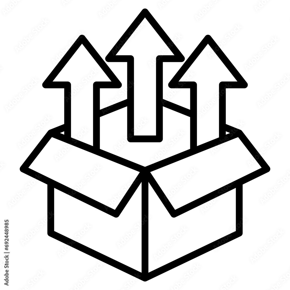 Product Growth icon line vector illustration Product Growth icon line vector illustration