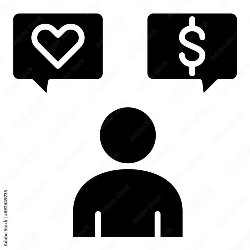 Customer Needs icon line vector illustration Customer Needs icon line vector illustration