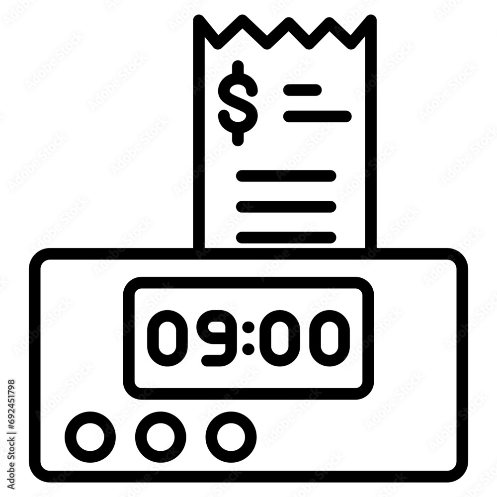 Taxi Meter icon line vector illustration Taxi Meter icon line vector illustration