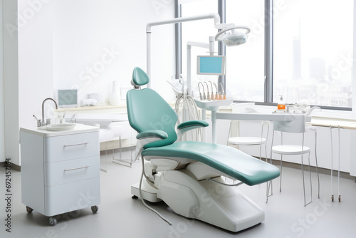 Hygiene equipment chair treatment health interior dentistry dental hospital office room dentist
