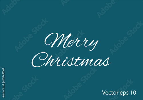 Merry Christmas stylish text design illustration