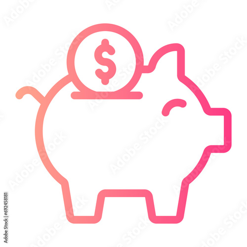 savings gradient icon