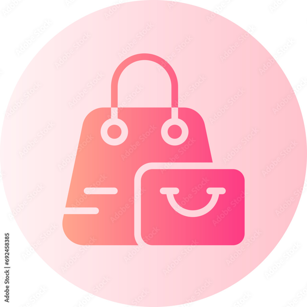 shopping bag gradient icon shopping bag gradient icon