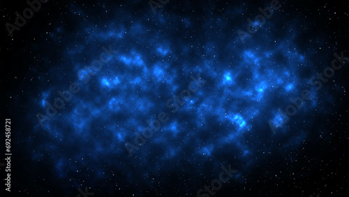 Starry Night Sky Background, Captivating Universe Filled with Stars, Nebulae, and Galaxies