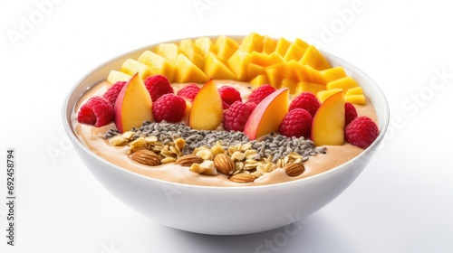 sorbet healthy dessert food illustration granola chia, parfait mousse, trifle cheesecake sorbet healthy dessert food photo