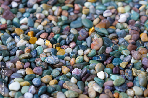 background of stones, colorful pebbles background