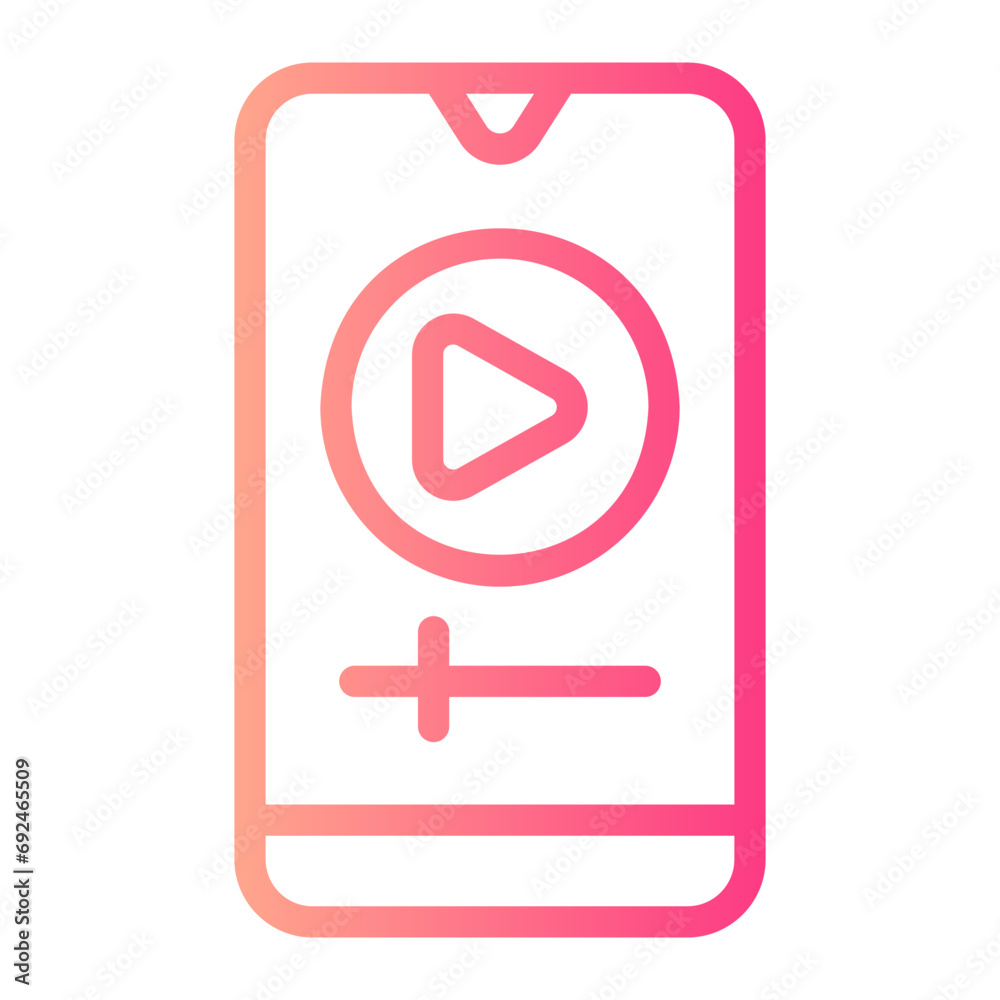 video gradient icon